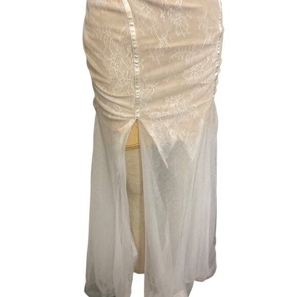 Miss Circle XS Sheer Lace Corset Dress With Detachable Sleeves - Picture 2 of 15